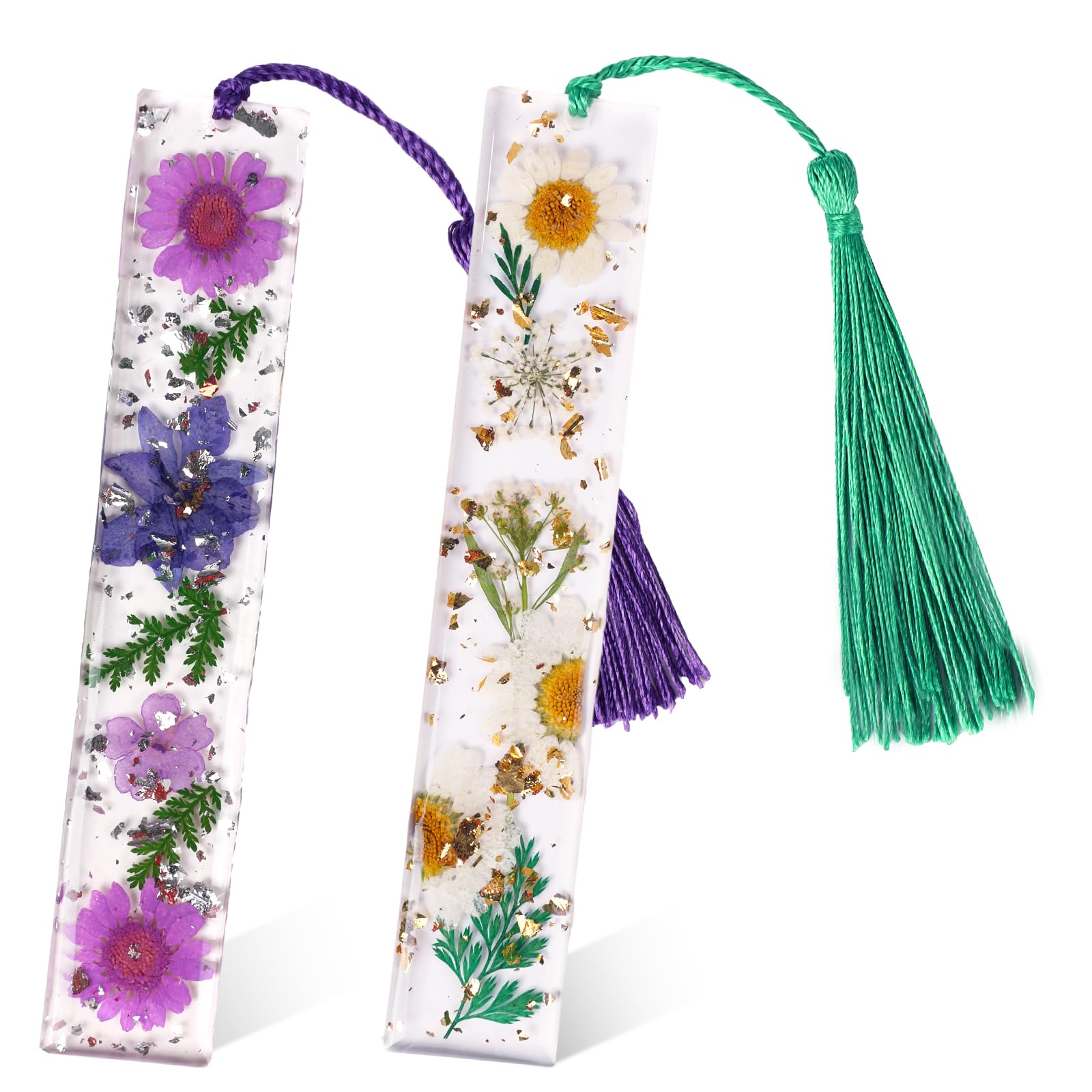 Amazon | YASUOA 押し花 しおり ドライフラワー 樹脂製 しおり